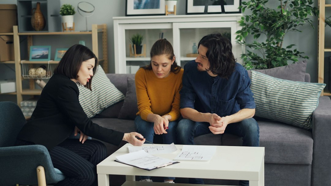 family discussing insurance