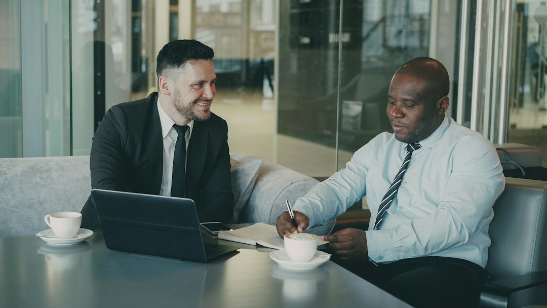 bank advisor talking