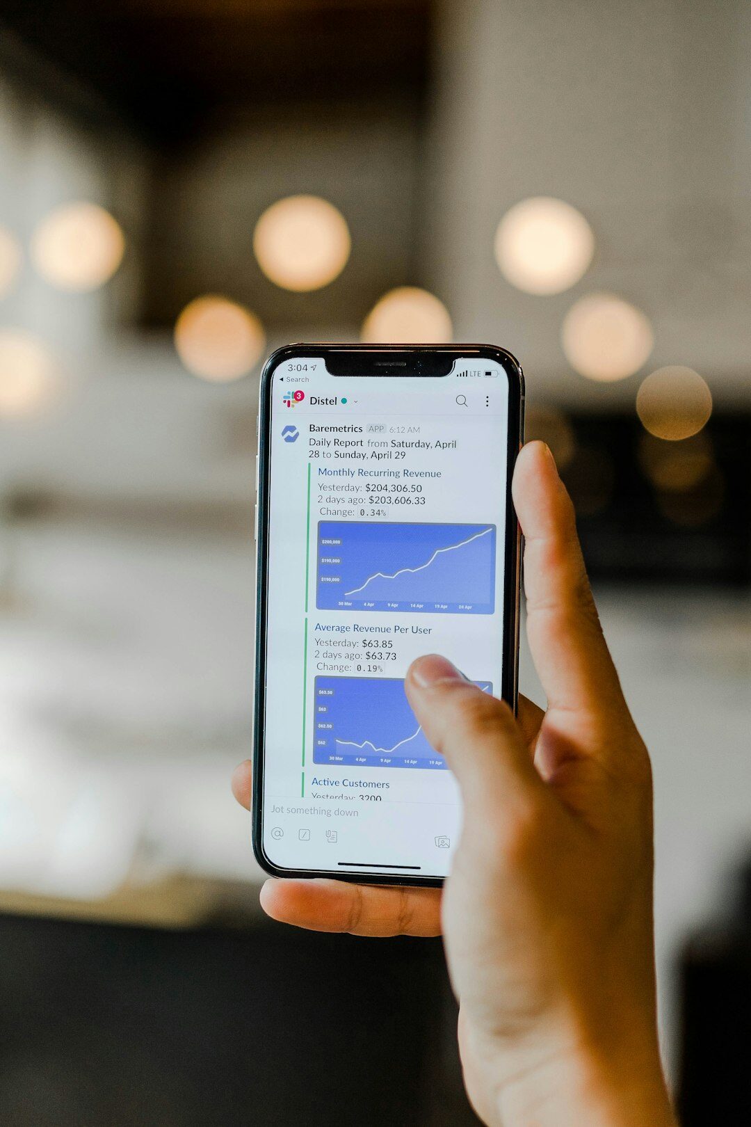 insurance app on phone