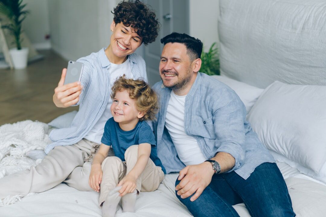 family discussing insurance